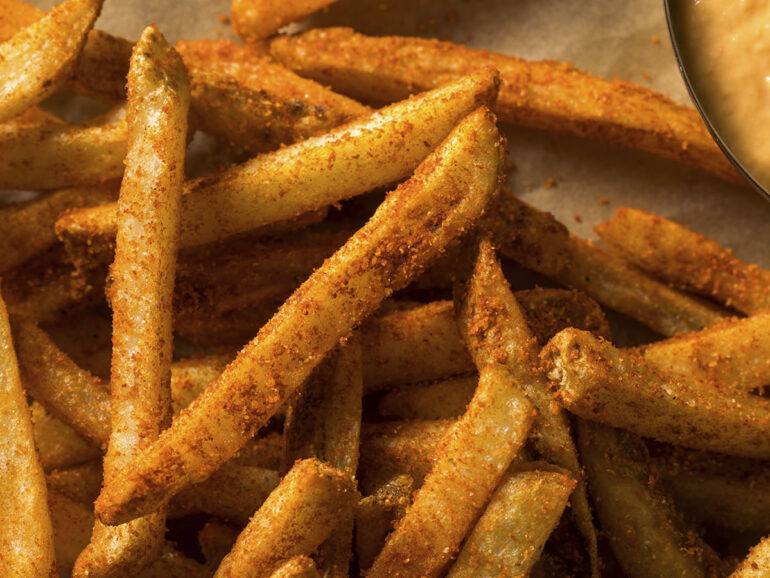 Sweet and Spicy Seasoned French Fries